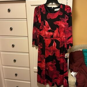 Brand new Kasper Dress Fit and flair. New with tags attached.